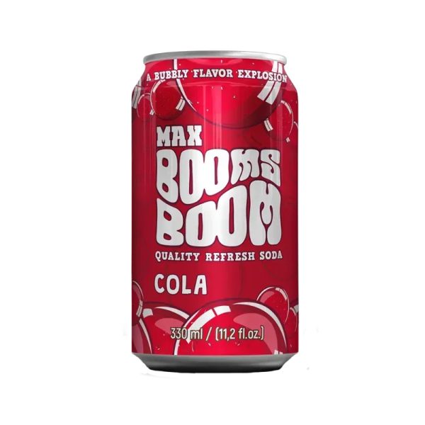 Refresco Max Booms Boom Cola (330 ml)
