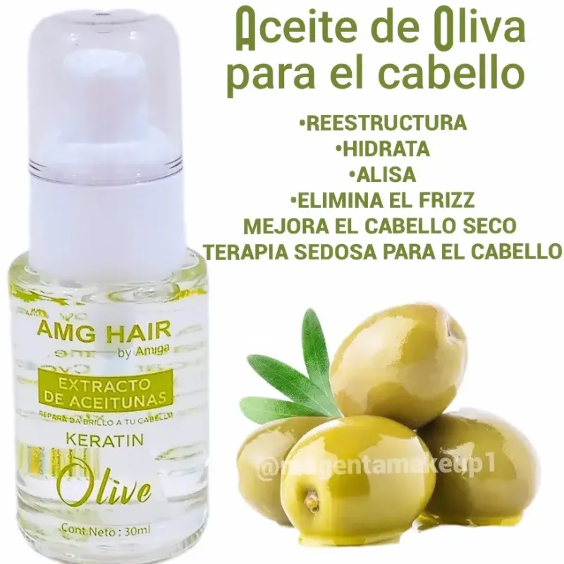 Aceite capilar de oliva