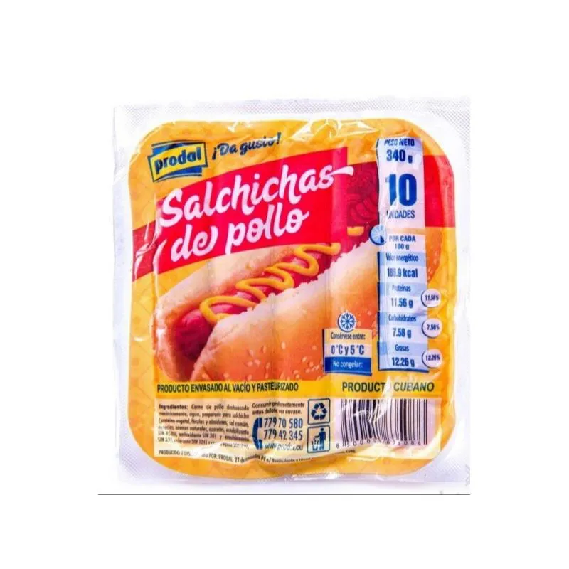 Salchicha de pollo