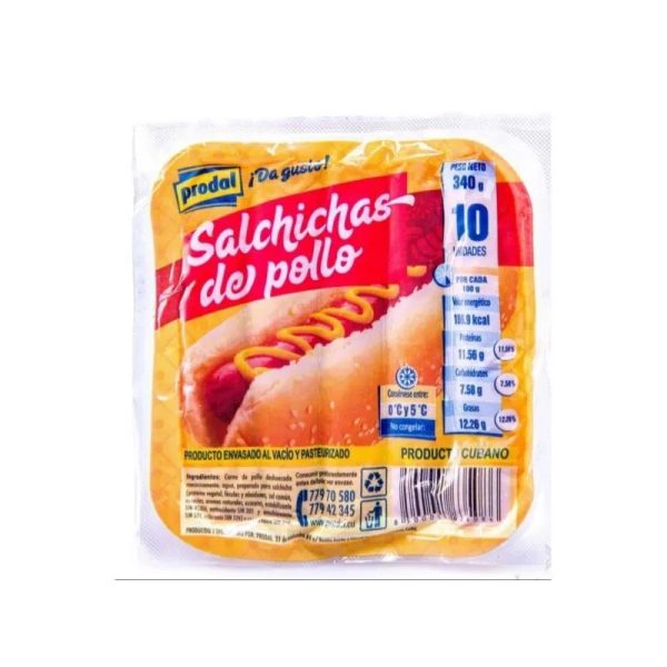 Salchicha de pollo
