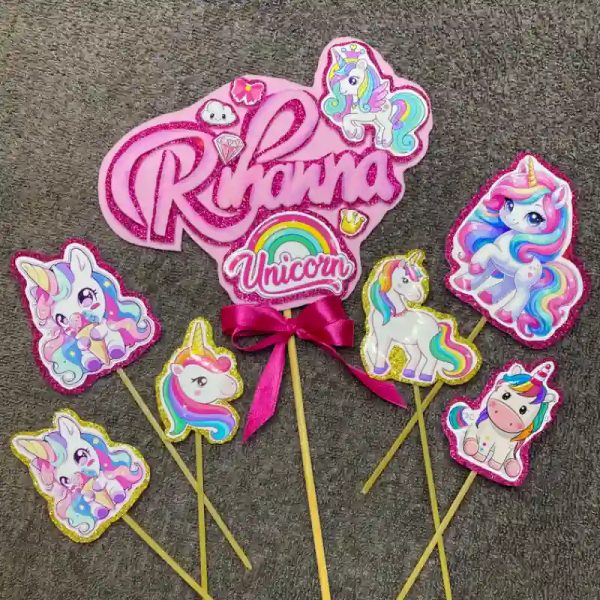 Set de Topers Unicornio