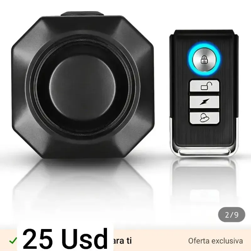 Alarmas sensor de vibración