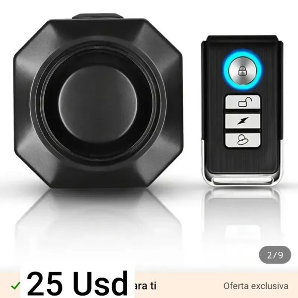 Alarmas sensor de vibración