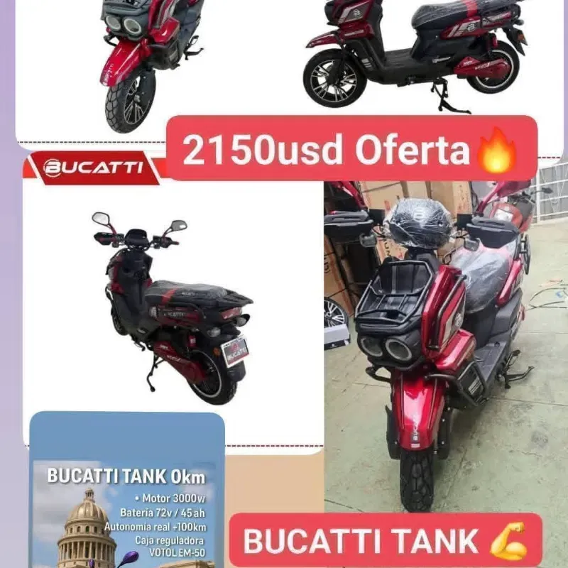 *Moto Eléctrica bucatti TANK ️*