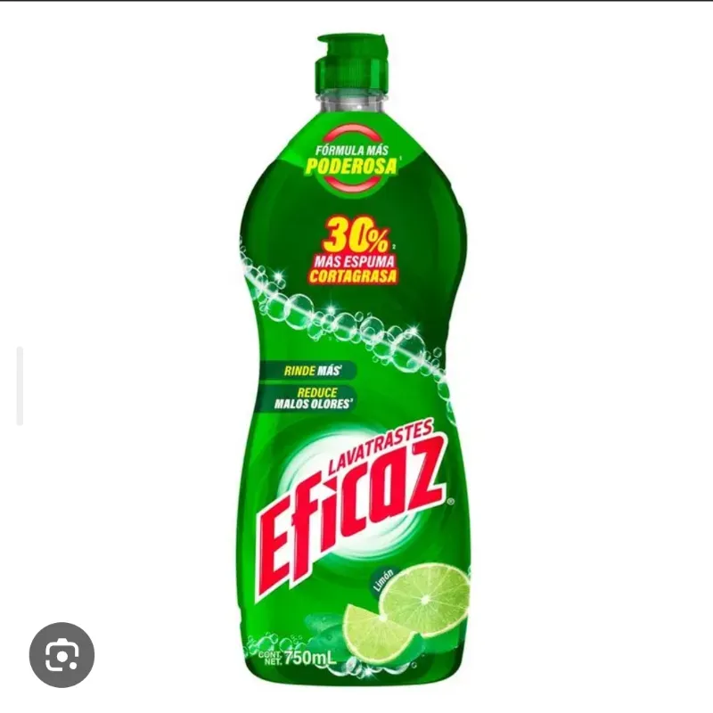 Lavatrastes Eficaz limón 750ml