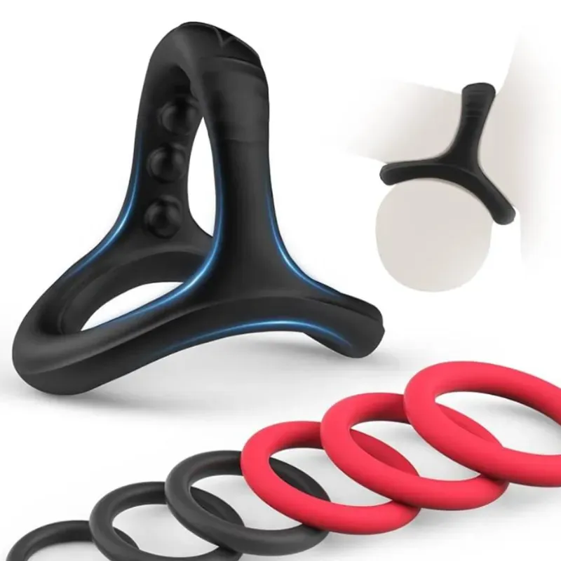 Set de Anillos para Erección - 7 Piezas de Silicona 