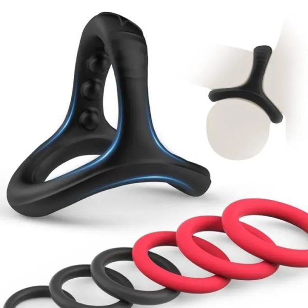 Set de Anillos para Erección - 7 Piezas de Silicona 