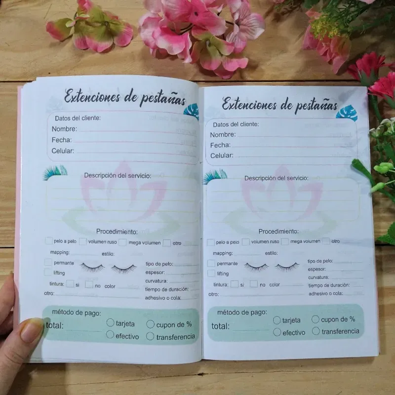 Agenda de citas de pestañas / lashes