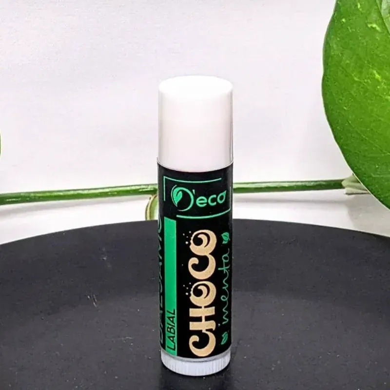 Bálsamo labial de choco-menta 