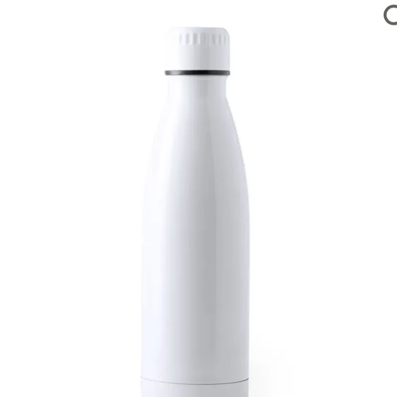 Botella de agua metálico