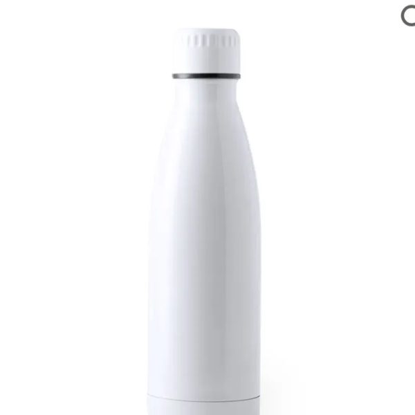 Botella de agua metálico