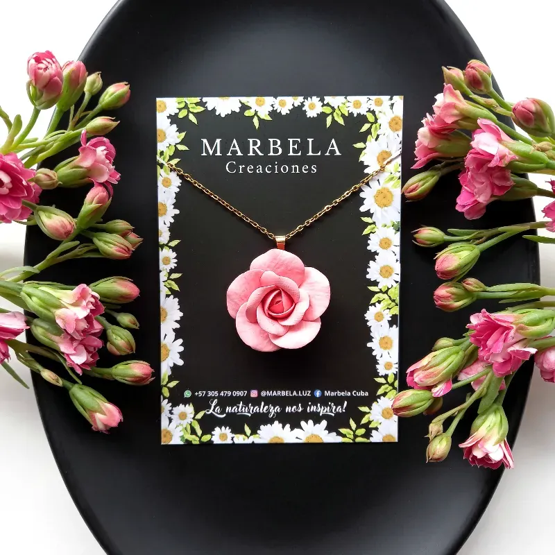 ✨Cadena de Rosa Rosada✨