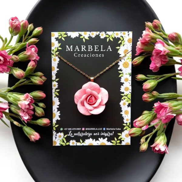 ✨Cadena de Rosa Rosada✨
