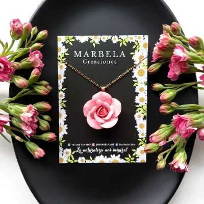 ✨Cadena de Rosa Rosada✨