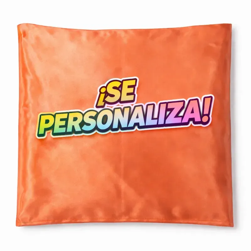 Forros de cojines naranja personalizables