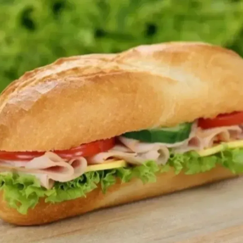 Sándwich de jamón y queso