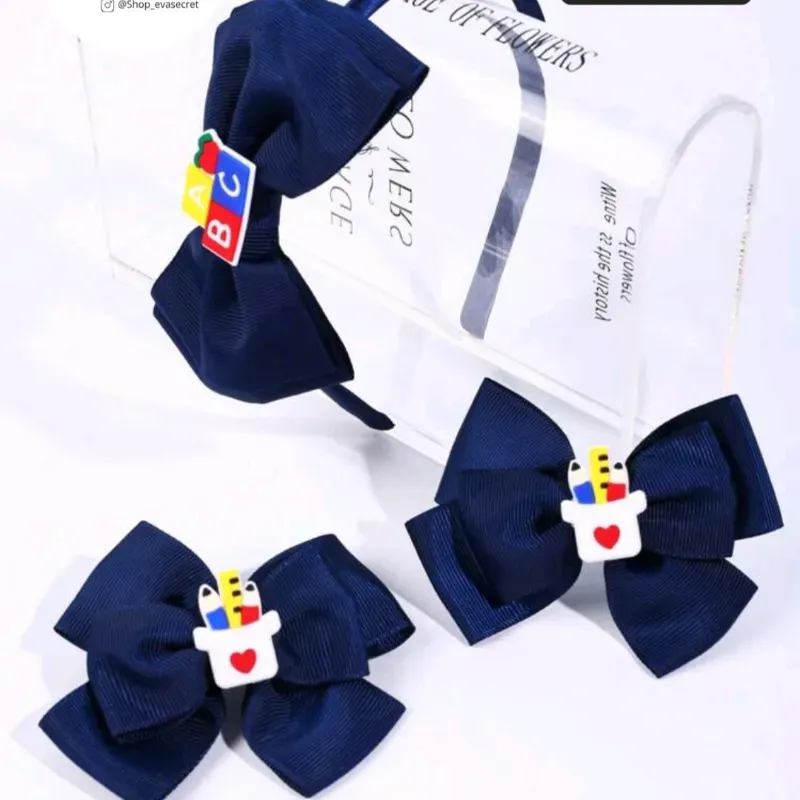 Set 3 piezas cintillo y lazos