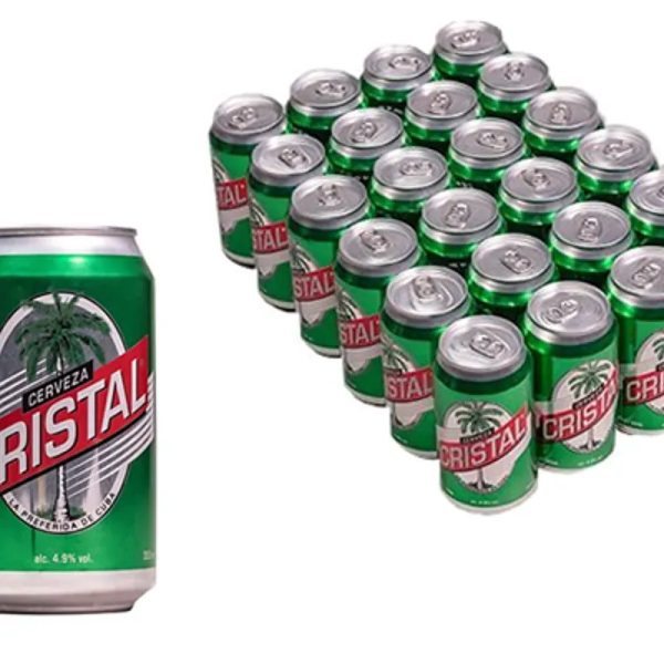 Caja Cerveza Cristal( 24 latas) 