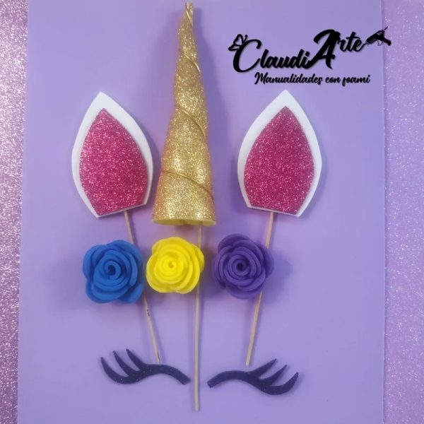Cake topper (Unicornio)