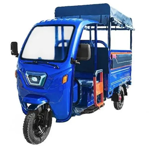 Triciclo eléctrico para carga y pasajeros C-600 - Batería LiFePO4-60V 90Ah