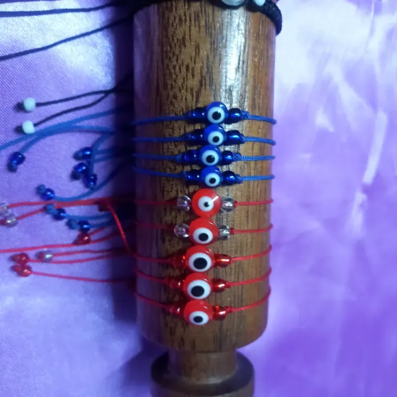 Pulseras sencillas ojos turcos