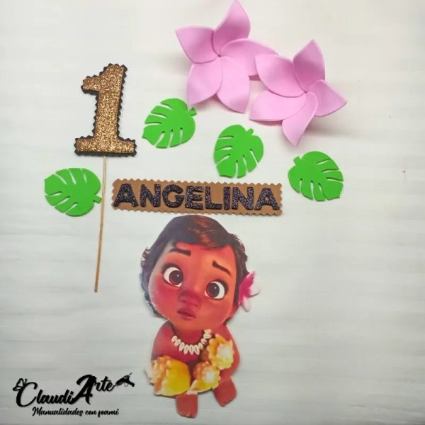 Cake topper (Moana bebé)