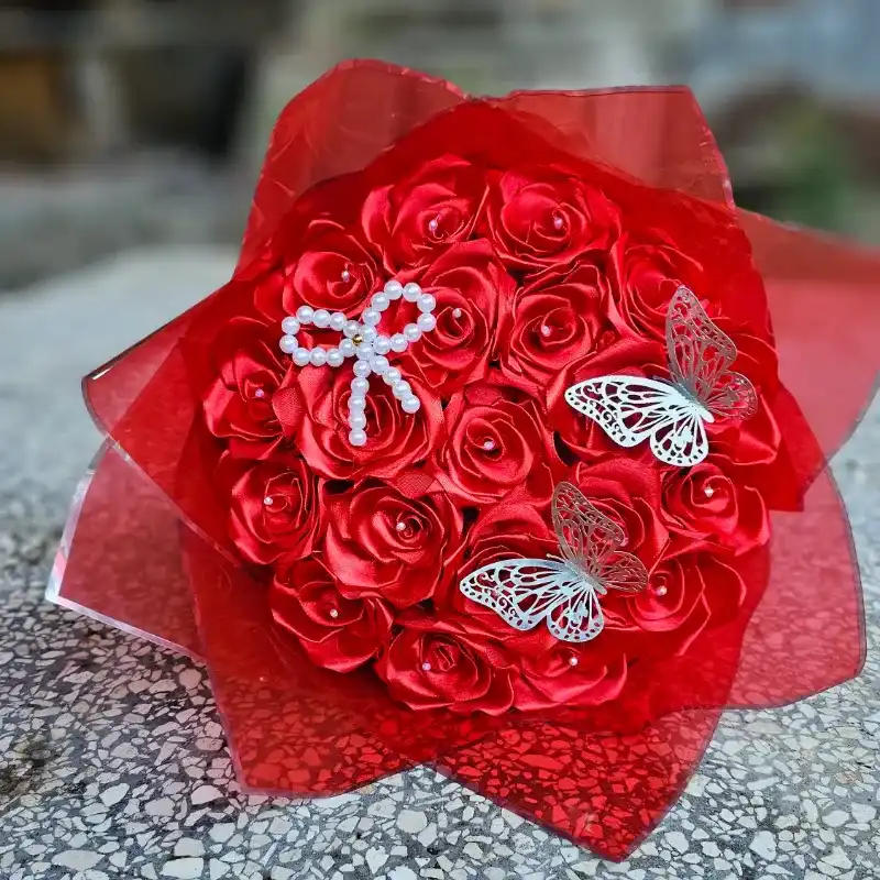 Ramo de 20 Rosas Eternas Rojo