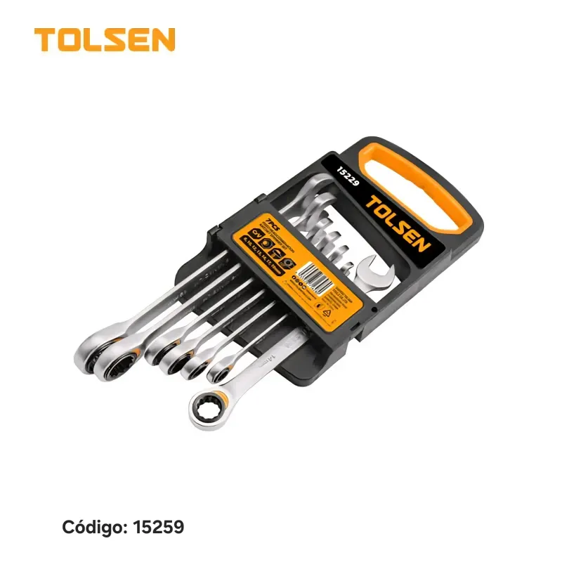 Juego de 7 llave combinadas flexibles