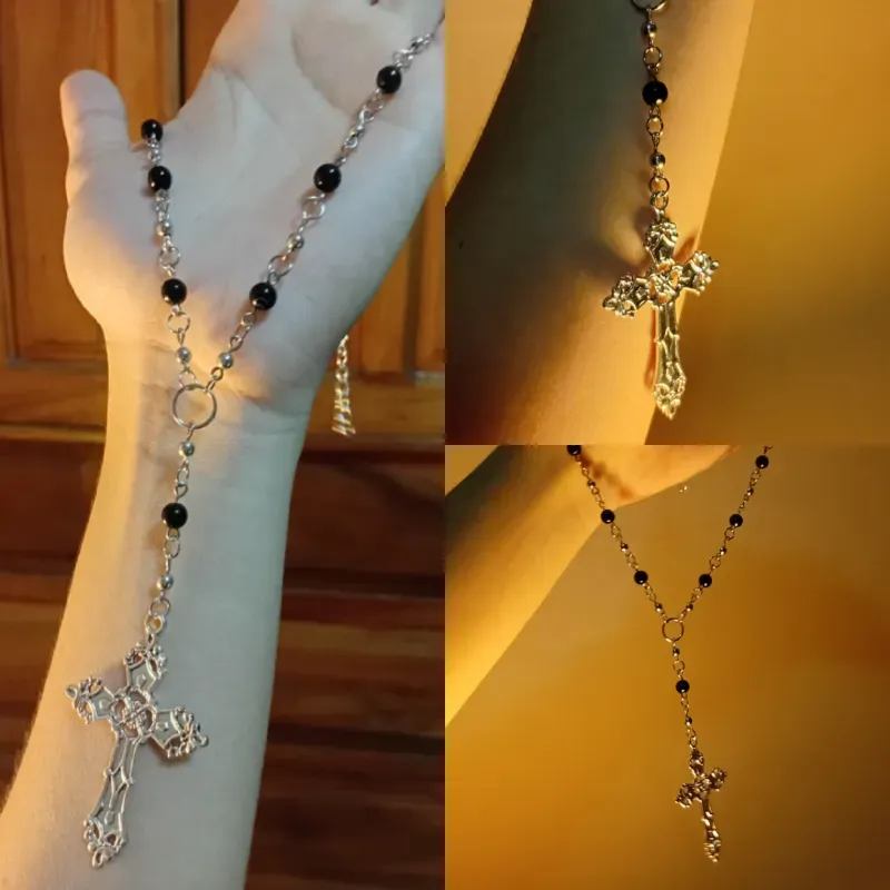 Collar estilo rosario