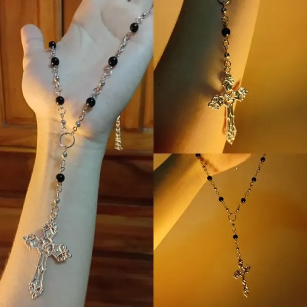 Collar estilo rosario