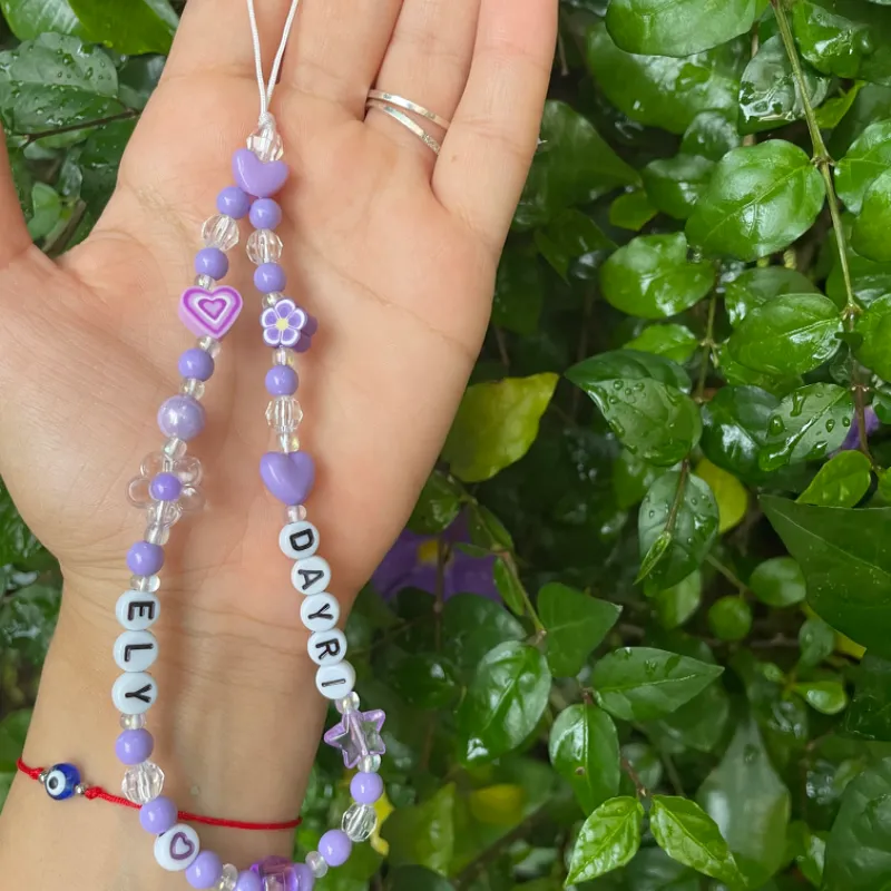 Colgante de celular personalizado