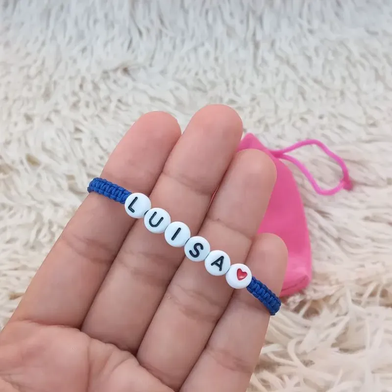 Pulseras con nombres