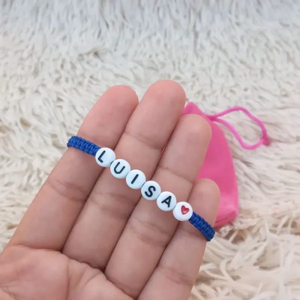 Pulseras con nombres