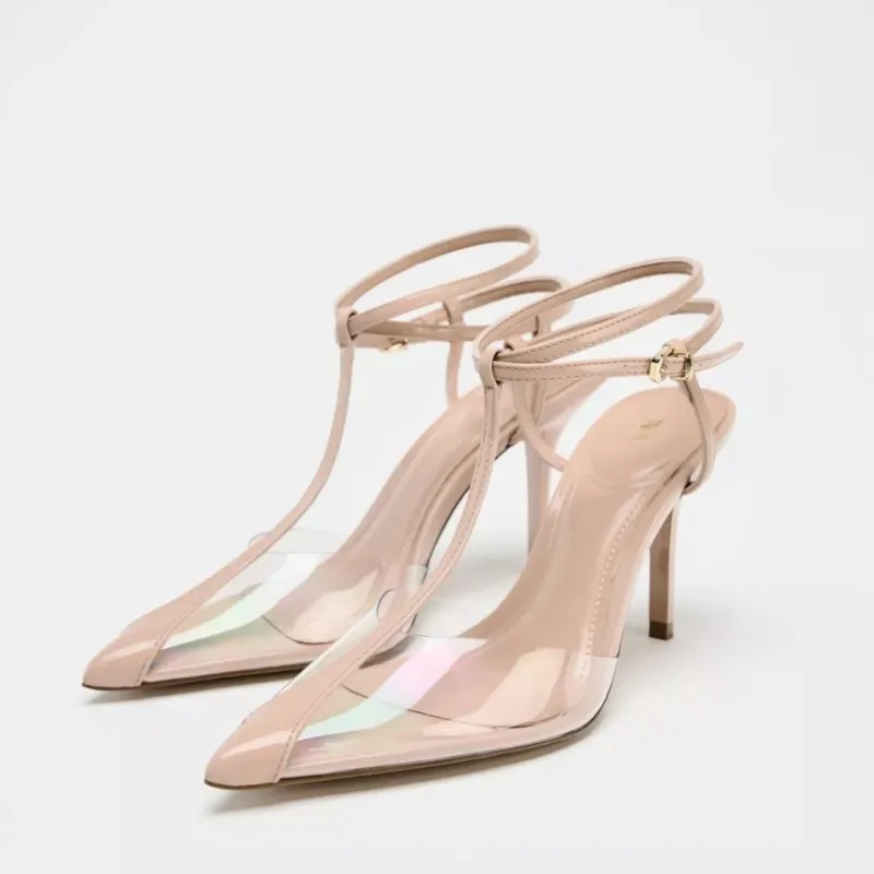 Estiletos transparentes