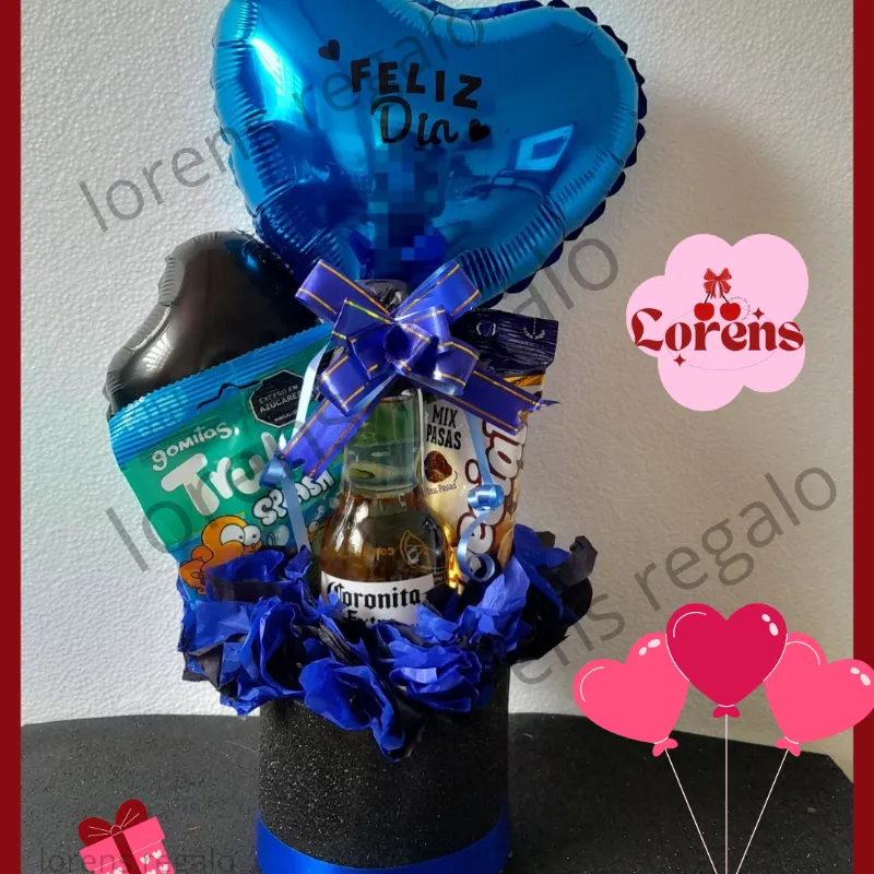 Caja de confituras con globo 2