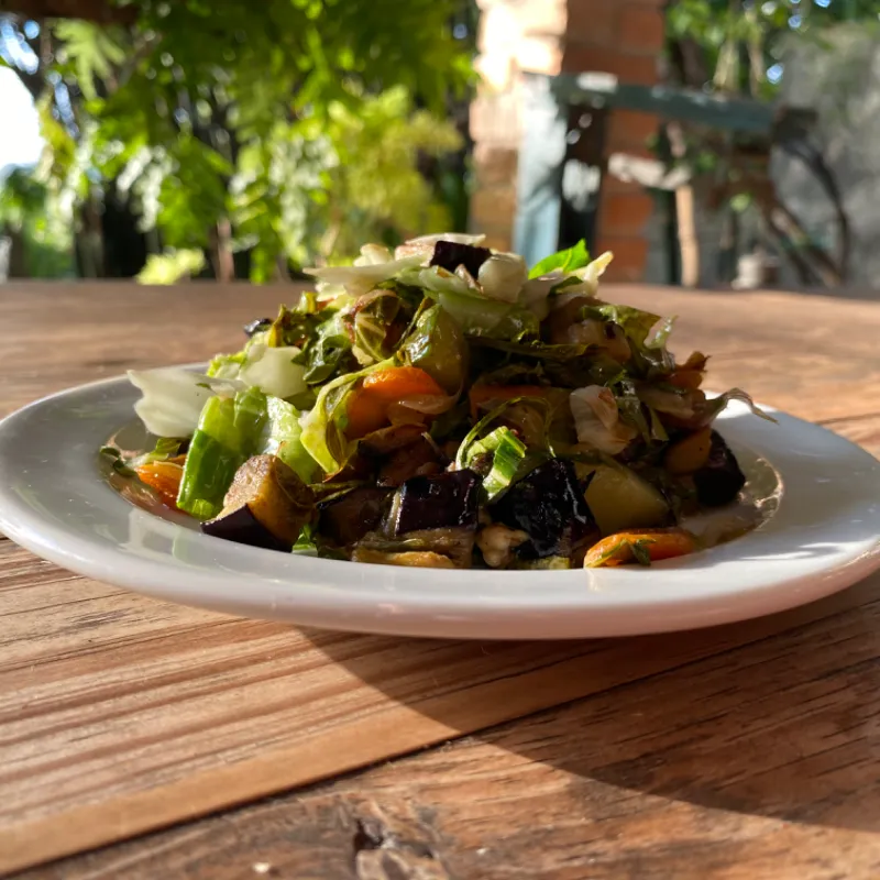 Vegetales salteados en Aceite de Oliva