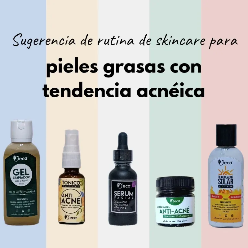 Rutina facial pieles acnéicas