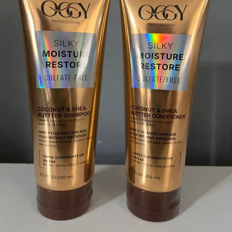 aceite de coco y manteca de carite _ Shampoo y acondicionador oggy  250ml
