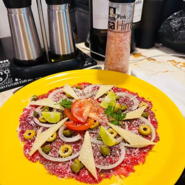 Carpaccio de res