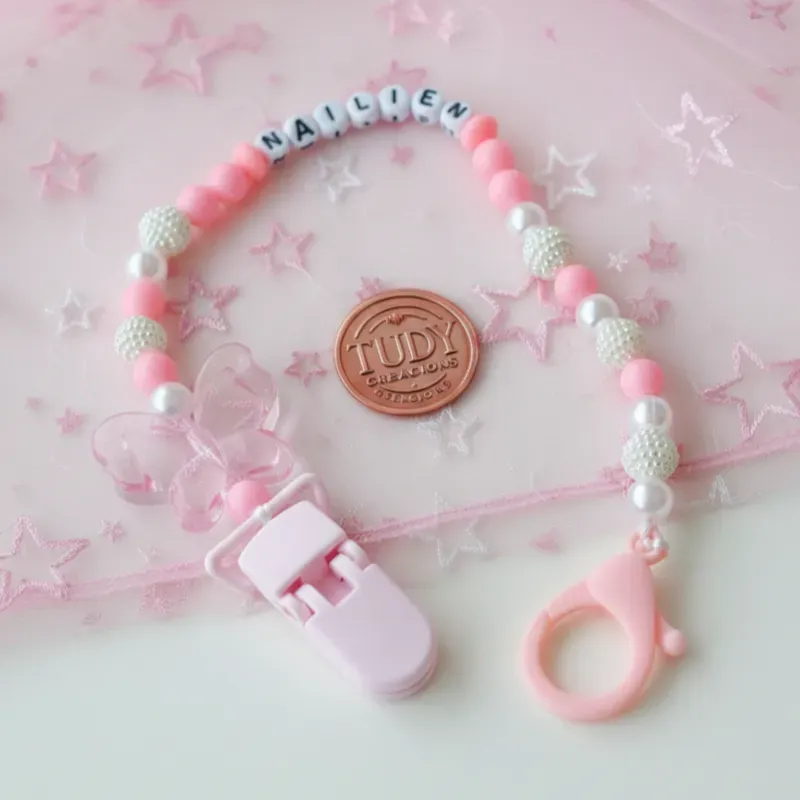 Chupetero personalizado Mariposa