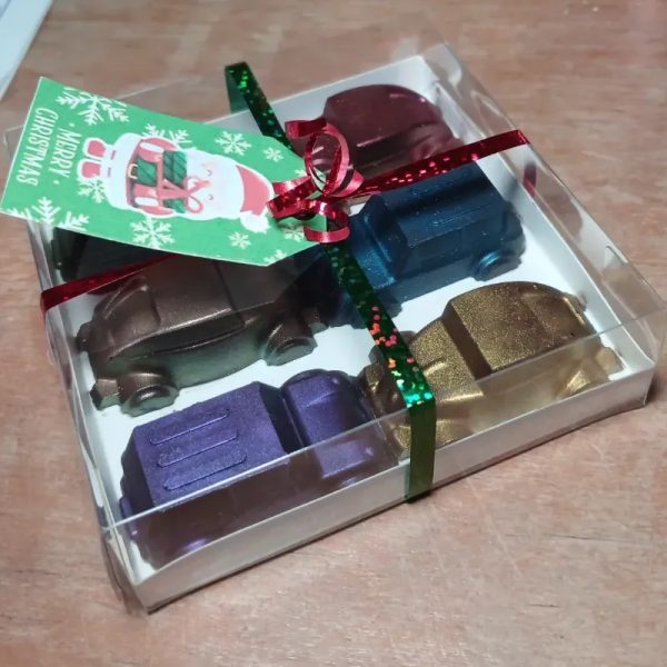 Cajas carritos de chocolate