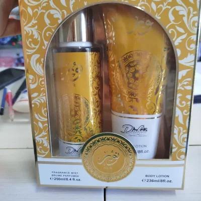 Set de perfume y crema