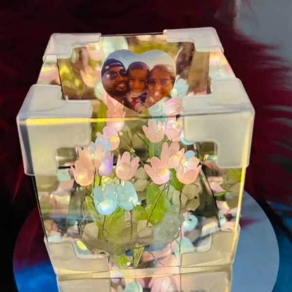 Cubo tulipanes