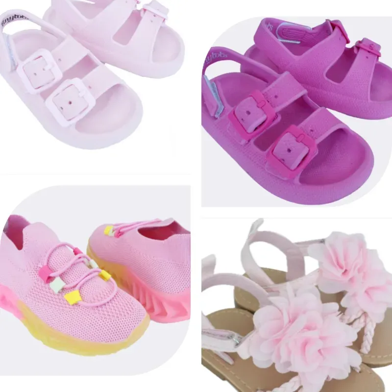 Conjunto de Zapatos y Sandalias Infantiles (Hembra)