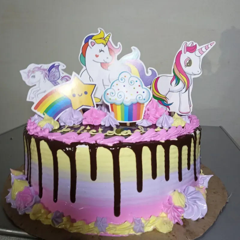 Pastel temática unicornios
