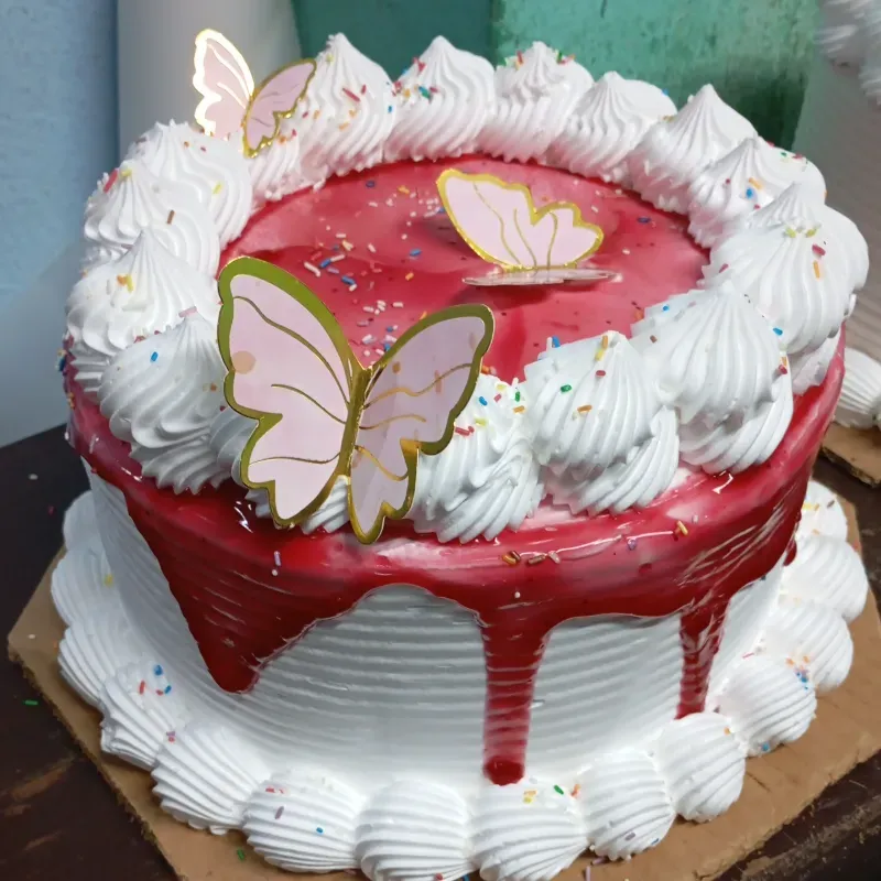 Cake bañado en leche condensada.