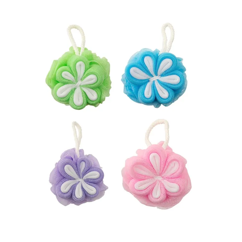 Esponja de baño tipo flor