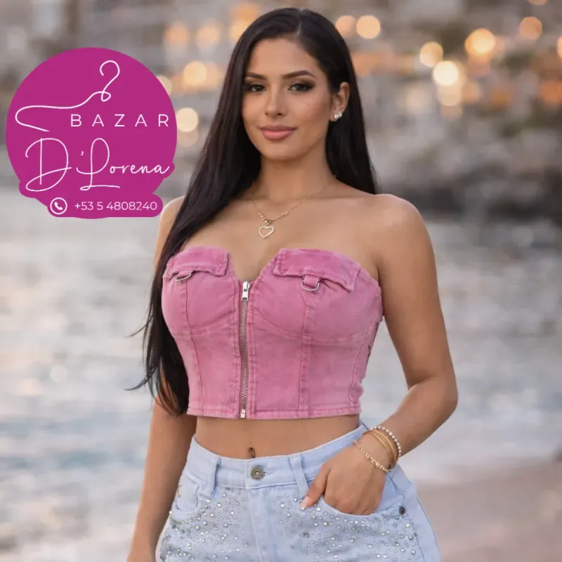 Top de Mezclilla