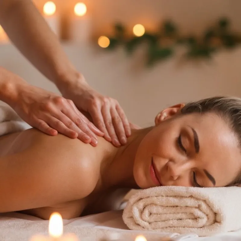 Masaje cuello y hombros