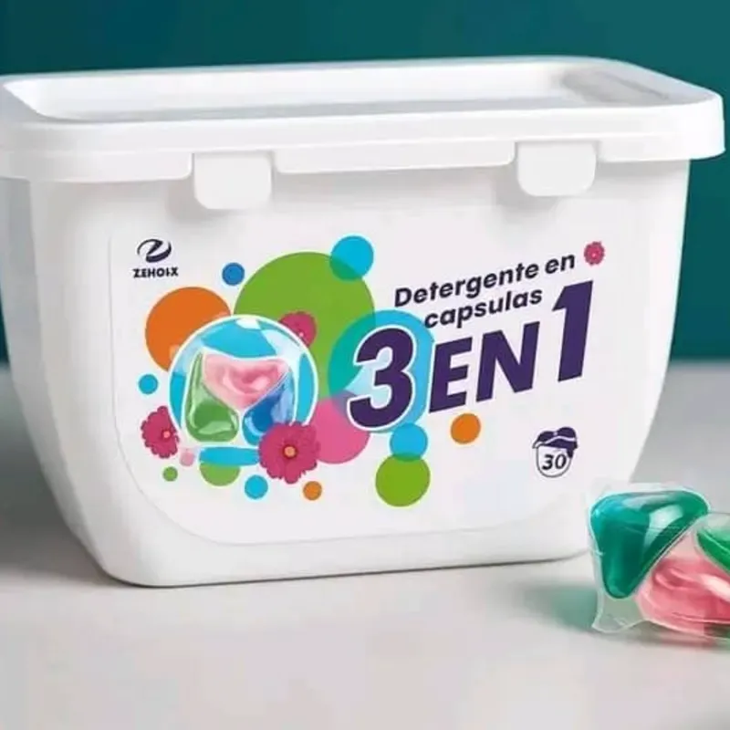 Detergente en cápsulas